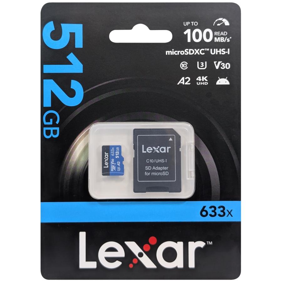 ■Lexar(レキサー)　LSDMI512BB633A [512GB] Lexar（レキサー） 【並行輸入品】Lexar LSDMI512BB633A マイクロSDXC
