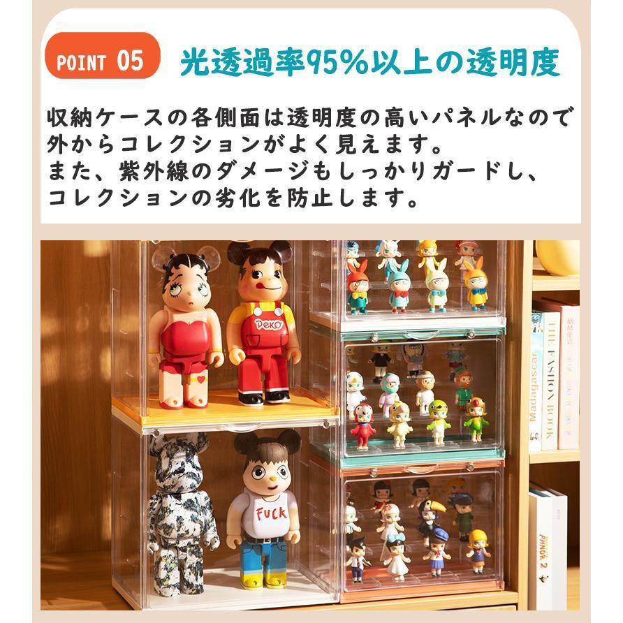 フィギュア 棚 大型 コレクションケース M アクリル 4個セット 高透明