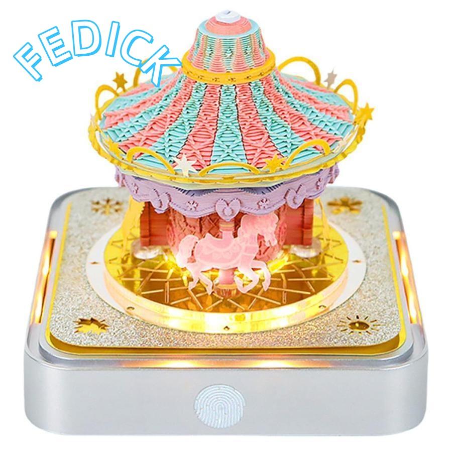 3D スカイ キャッスル ガーデン カレンダー付き 2026 芸術的なメモ帳