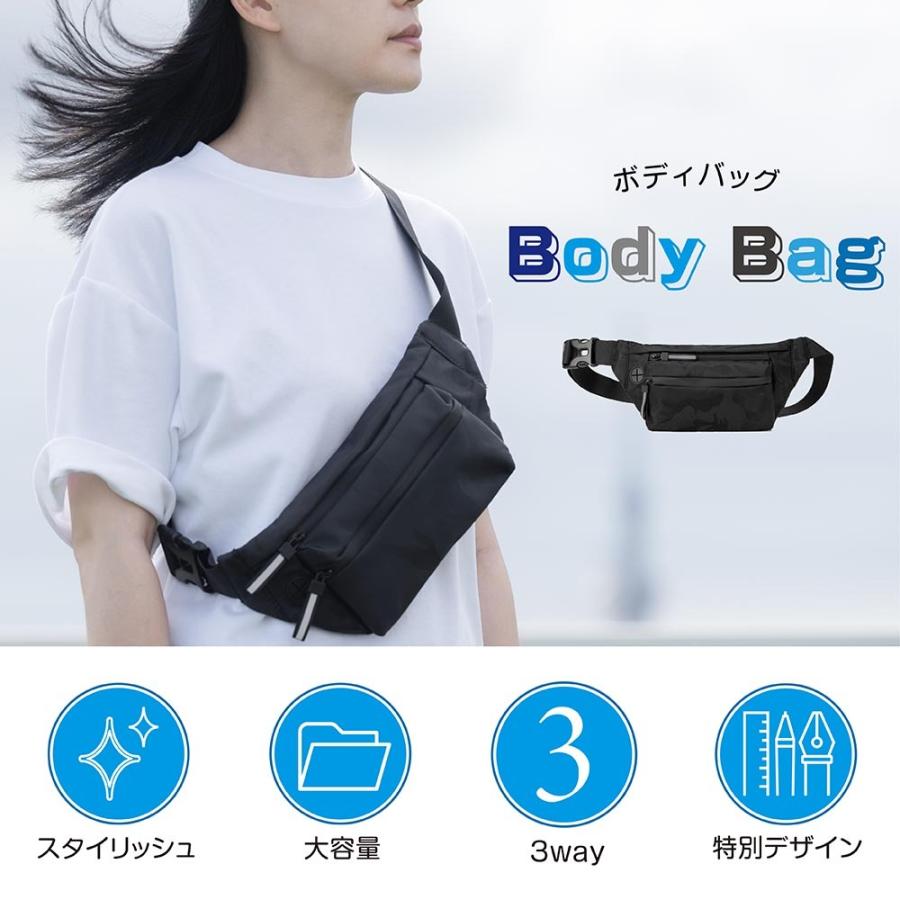 ウエストポーチ ボディバッグ メンズ レディース ショルダーバッグ