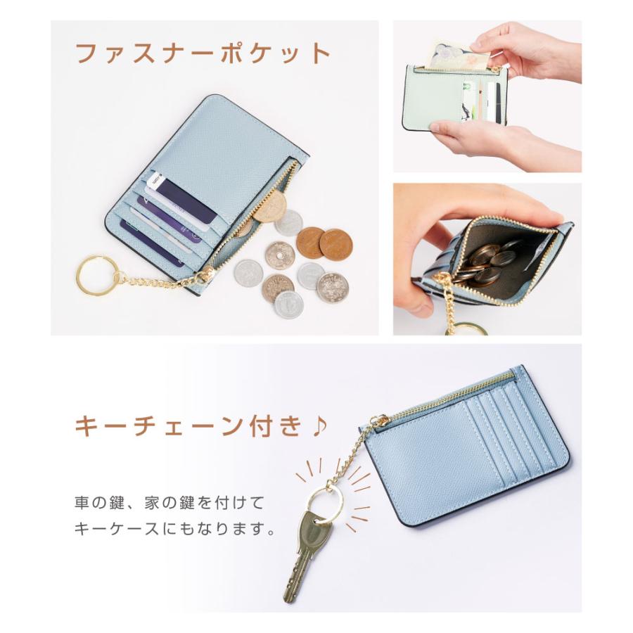 カードケース 本革 牛革 レディース 財布 極薄型 カード入れ ミニ財布