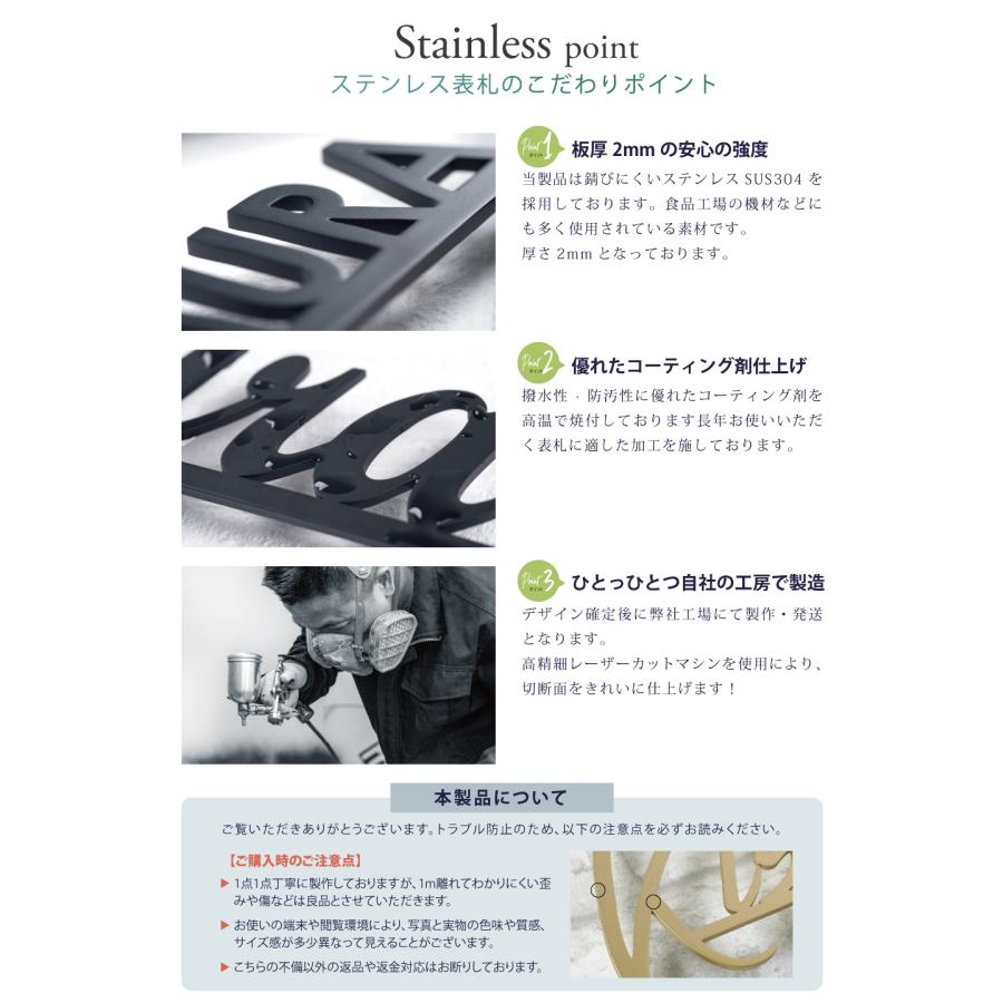 表札 ステンレス 1文字価格 カタカナ<一文字表札> 文字高30 表札 ステンレス 1文字価格 カタカナ<一文字表札> 文字高30