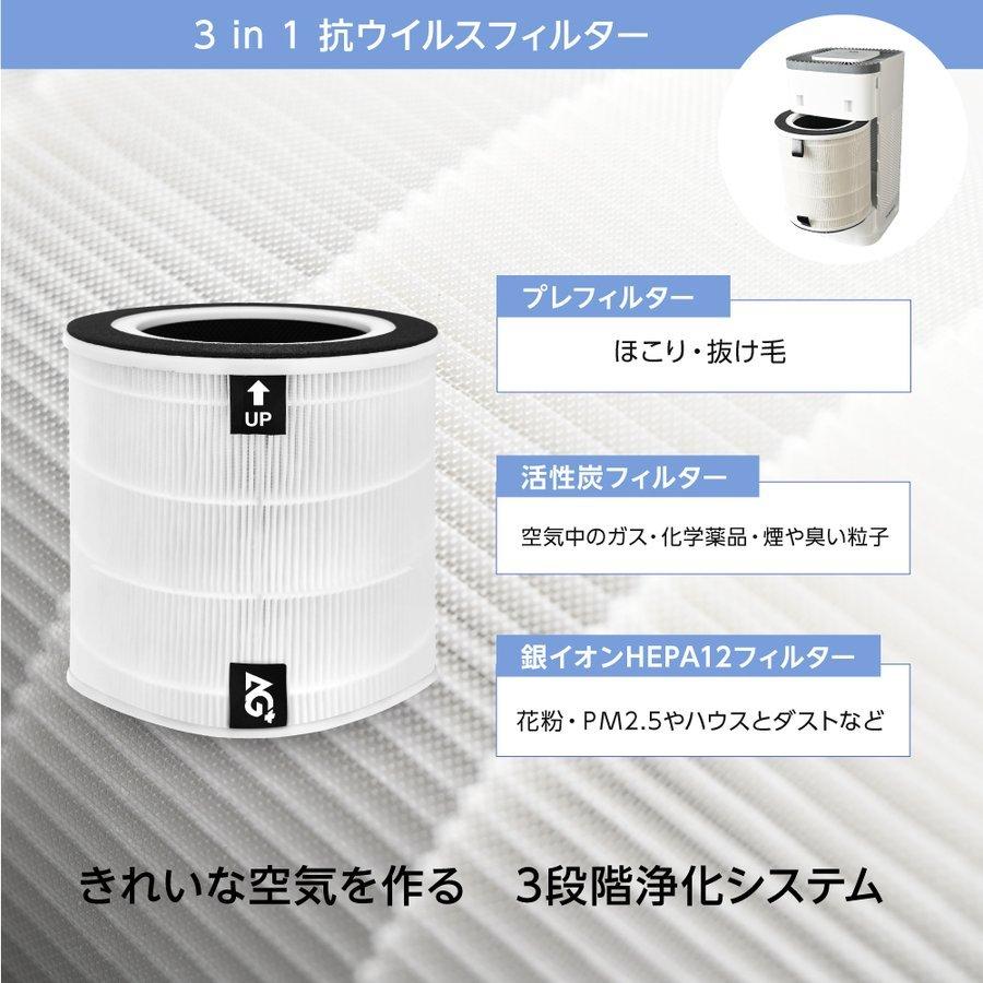 日本初！AG+銀イオンプラズマ 銀イオン空気清浄機 約6〜15畳用 除菌