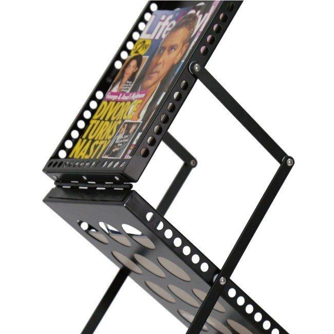 送料無料】 A4 カタログ パンフレットスタンド 折りたたみ式 Zタイプ 6