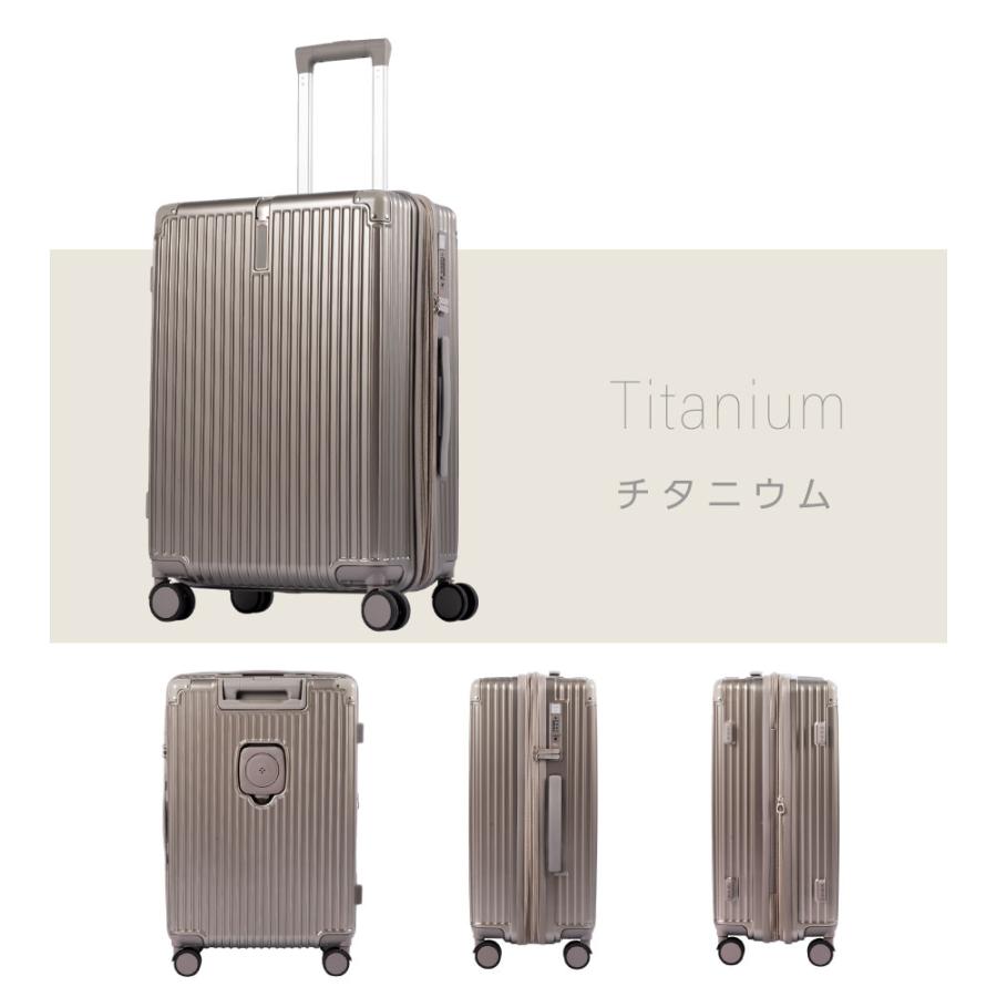 スーツケース キャリーケース Mサイズ キャリーバッグ 4カラー