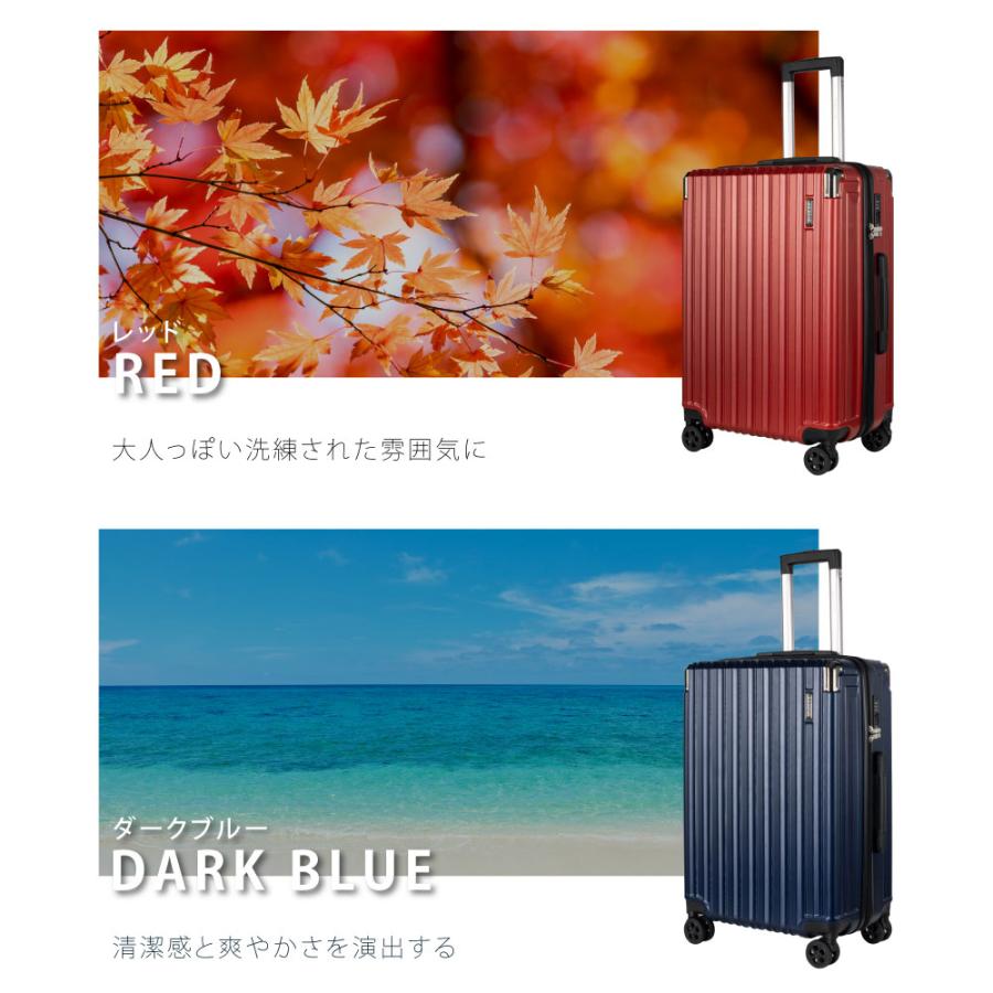 スーツケース キャリーケース 機内持ち込み S/M/Lサイズ 収納ポケット