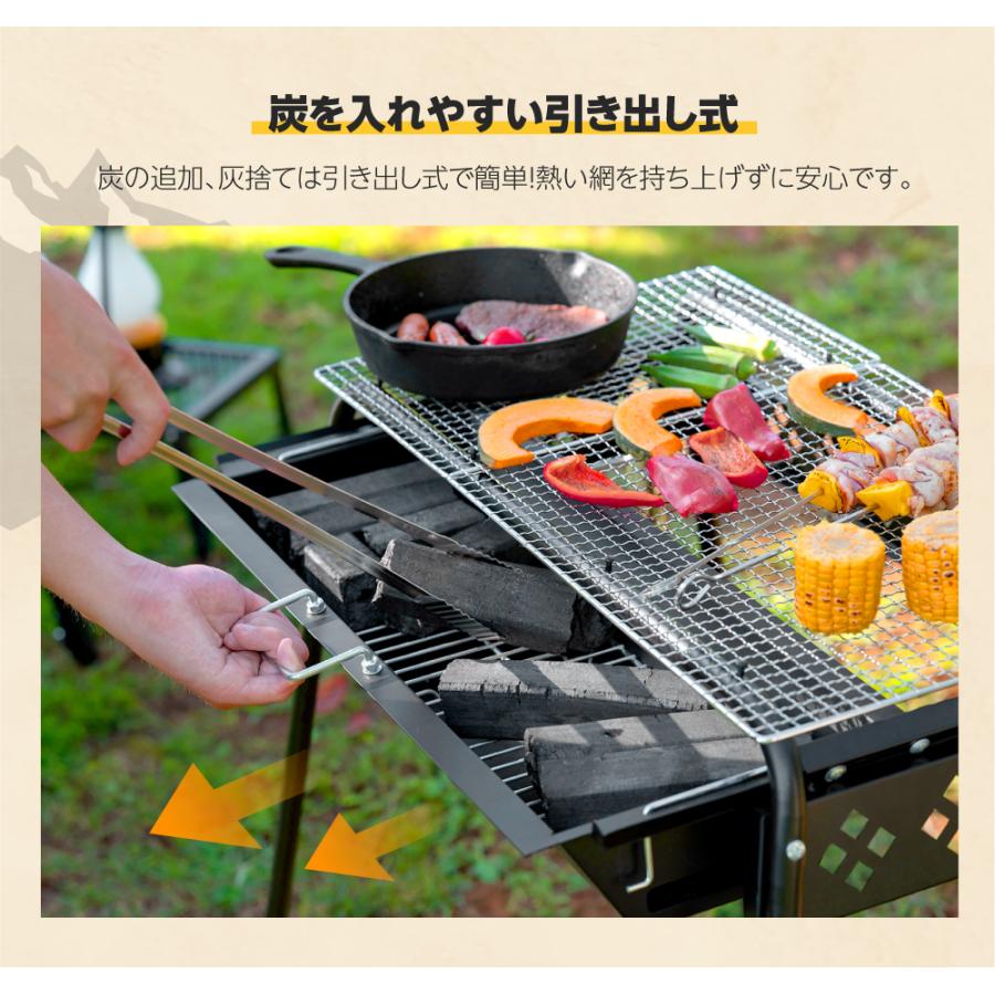 入荷予定入荷予定バーベキューコンロ キャンプ BBQ グリル 焚き火台 2