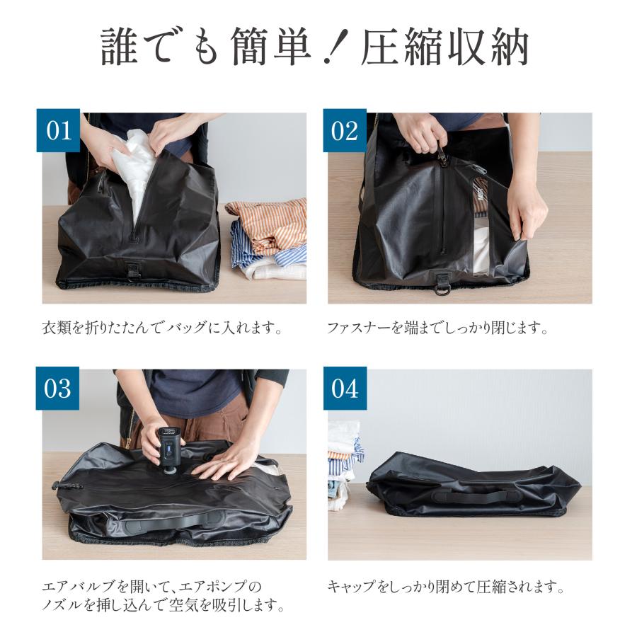 衣類圧縮袋 圧縮袋 圧縮バッグ 旅行グッズ 便利グッズ アウトドア