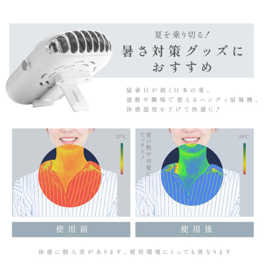 ハンディファン 扇風機 首かけ 腰掛け扇風機 卓上 1台4役 ネックファン ミニファン LED残量表示 手持ち 2000mAh 充電式 携帯 ミニ扇風機 静音 熱中症対策 爆買 |  | 03