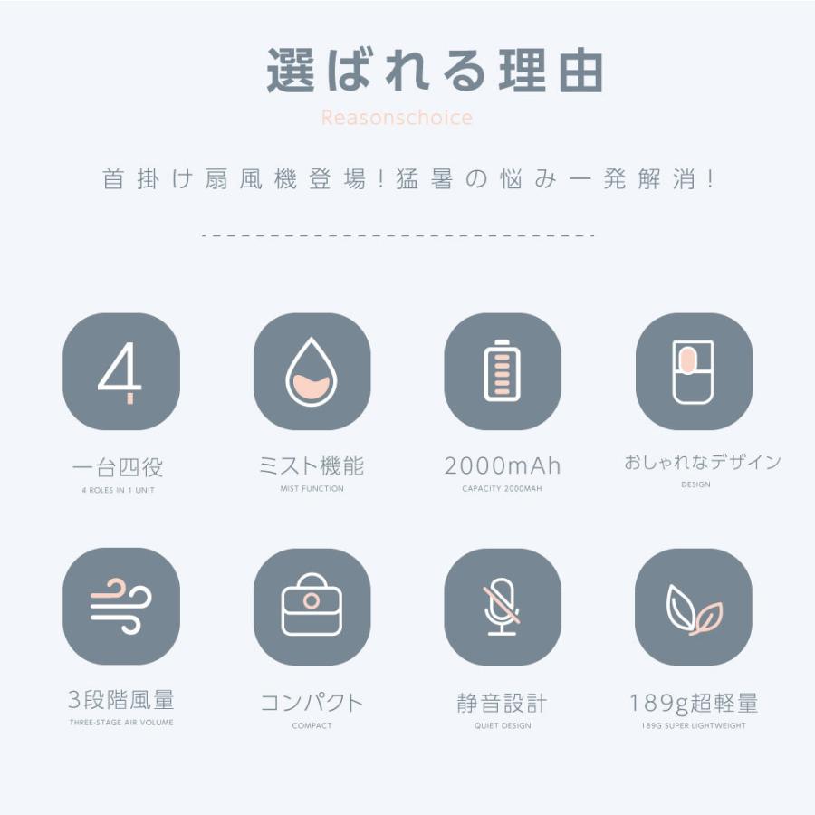 素敵でユニークな 扇風機 小型 腰掛け扇風機 首かけ 羽なし ネックファン 腰かけ 手持ち 22年新型 ミスト機能 加湿機能 00mah 充電式 携帯扇風機 おしゃれ あすつくxr Cf130 Aynaelda Com