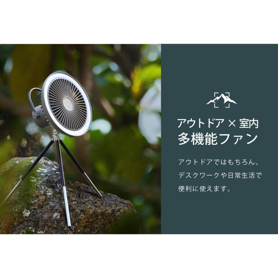 サーキュレーター 扇風機 吊り下げ式・卓上両用 キャンプ扇風機 上下90度首振り Amazon | 【猛暑対策＆室内外対応】BougeRV サーキュレーター
