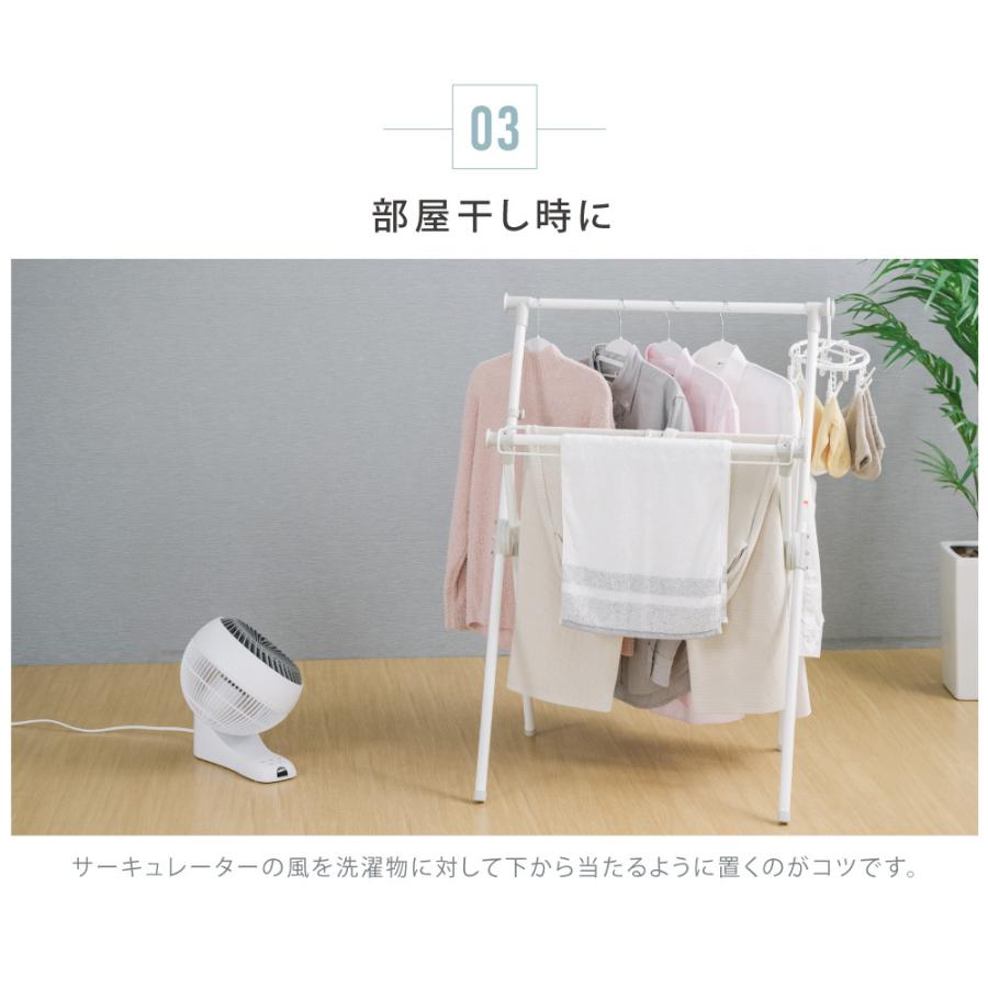 扇風機 壁掛け サーキュレーター 360°首振り 3段階風量調節 卓上 リモコン付き パワフル 3D送風 小型 冷房 空気循環 梅雨 衣類乾燥 プレゼント xr-ht04 | ブランド登録なし | 06