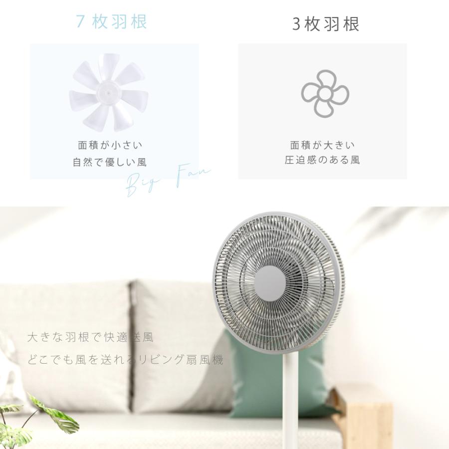 20%OFFセール 扇風機 サーキュレーター リビング扇風機 シンプル 7枚
