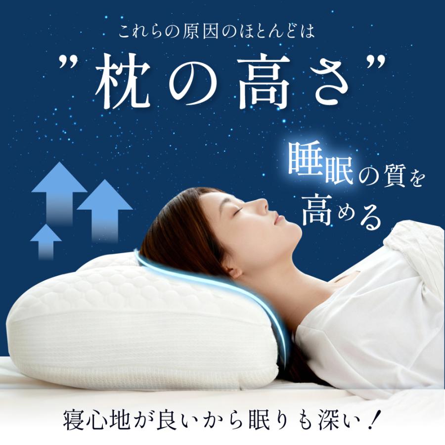 枕 首こり 肩こり 2026新型 解消 まくら 高反発 安眠枕 肩 首