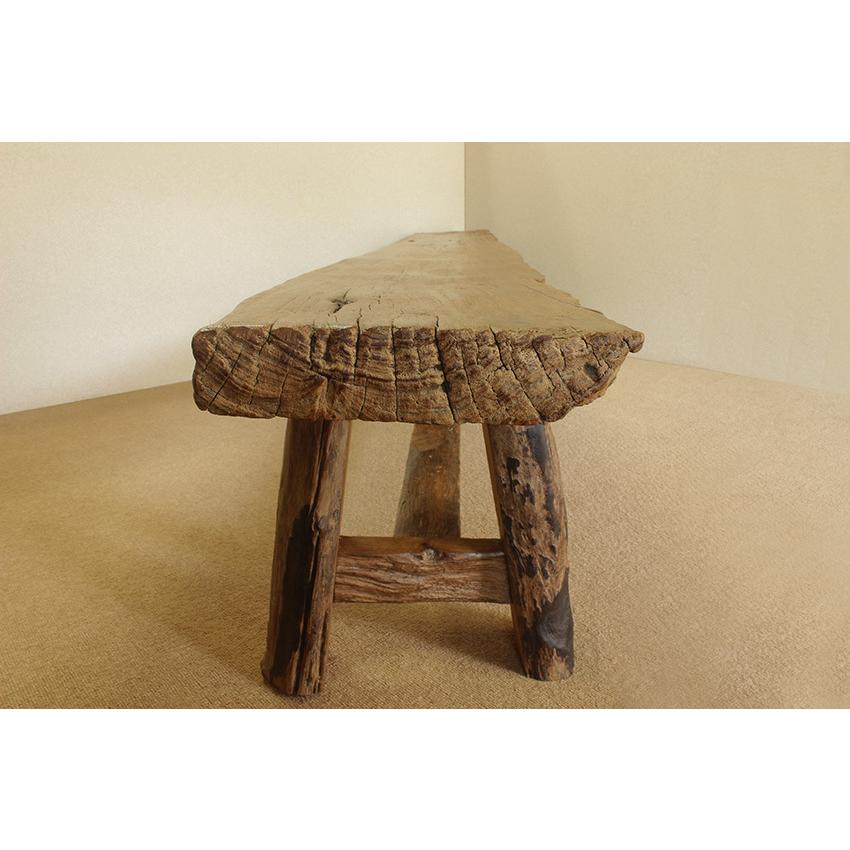 チーク古木自然杢凹凸 オールドチーク アンティーク 総無垢・一