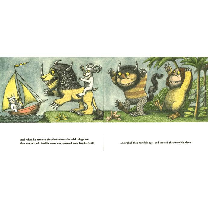 WHERE THE WILD THINGS ARE/かいじゅうたちのいるところ/洋書絵本