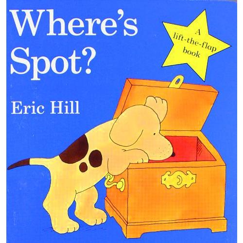 WHERE'S SPOT?/コロちゃんはどこ？（ボードブック）洋書仕掛け