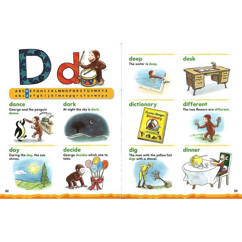 絵辞典：CURIOUS GEORGE'S DICTIONARY/おさるのジョージ英語辞書