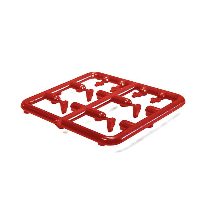 MS-012】1/24 シートべルトセット 赤 : アスカモデル・ネットショップ