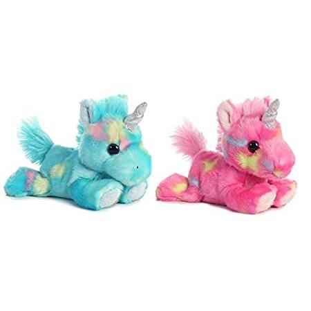 注目ブランド Stuffed 2 of Bundle 特別価格Aurora Beanbag Jel好評販売中 & Unicorn Ripple Blueberry - Animals 遊具
