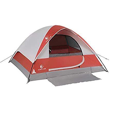 格安人気 特別価格ALPHA CAMP 2-Person Camping Dome Tent with Carry Bag, Lightweight Waterproo好評販売中 ドーム型テント