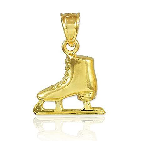 【2021年製 新品】 - NECKLACE CHARM SKATE ICE 特別価格GOLD Gold Option:好評販売中 Pendant/Necklace 10K, Purity:: ネックレス、ペンダント