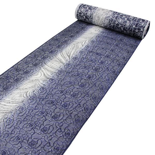 反物 単衣 コート 羽織 塵よけに オーガンジー 刺繍コート 墨ぼかし 薔薇 あすかや [商品番号cot673] |  | 01