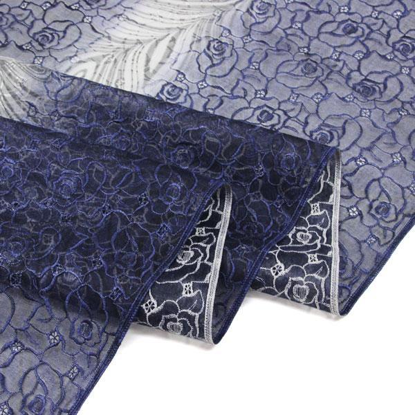 反物 単衣 コート 羽織 塵よけに オーガンジー 刺繍コート 墨ぼかし 薔薇 あすかや [商品番号cot673] |  | 04