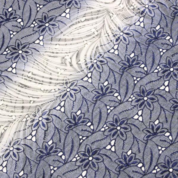 反物 単衣 コート 羽織 塵よけに オーガンジー 刺繍コート 墨ぼかし あすかや [商品番号cot698] |  | 03