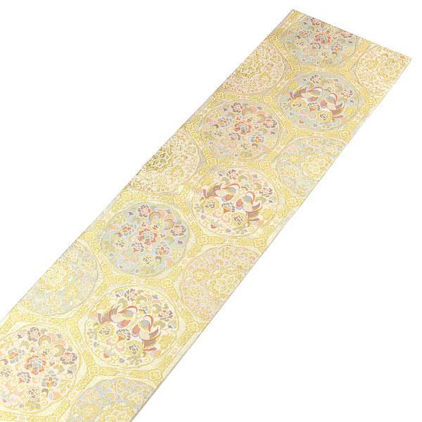 着物 帯 西陣 手織 本佐賀錦袋帯 亀甲正倉院紋 あすかや [商品番号