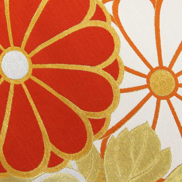 着物 帯 振袖用 西陣ブランド 梅垣 引き箔 袋帯 波菊文 あすかや [商品