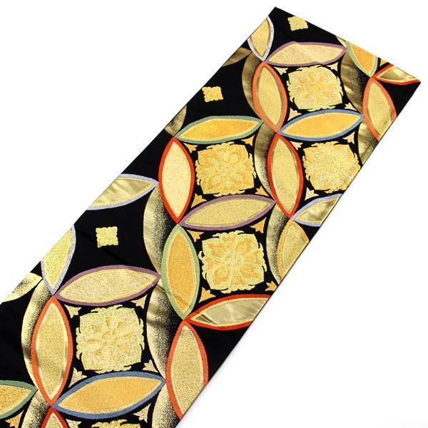 着物 帯 振袖用 錦袋帯 美しいキモノ掲載柄（株）白寿苑 引き箔 七宝