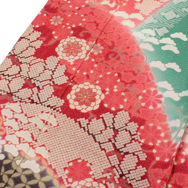 プロフ必読☆希少☆滝泰謹製☆相良刺繍☆総絞り☆銀通し 着物 振袖 名門！ 十日町”滝泰”豪華 総 手絞り 相良刺繍 銀通し 未