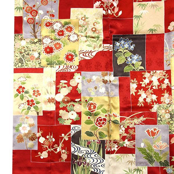 お仕立て付き】着物 名門 吉澤織物 正統派古典柄 金駒刺繍 振袖 手描き 