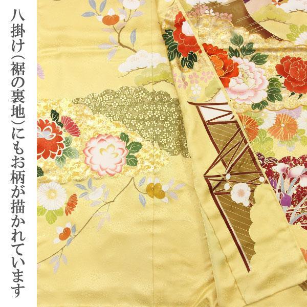 着物 友禅本振袖 京手描き 内と良 謹製 日本の絹 あすかや [商品番号