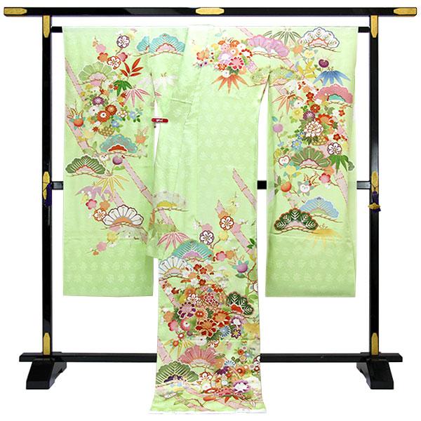 着物 名門 吉澤の友禅 吾妻徳穂 ブランド 正統派古典柄 金駒刺繍 振袖
