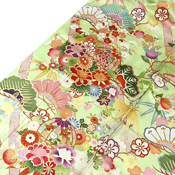 着物 名門 吉澤の友禅 吾妻徳穂 ブランド 正統派古典柄 金駒刺繍 振袖