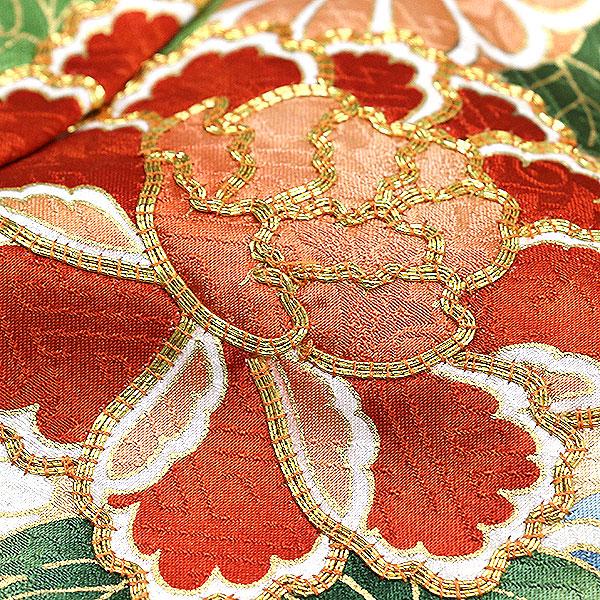 着物 名門 吉澤の友禅 吾妻徳穂 ブランド 正統派古典柄 金駒刺繍 振袖