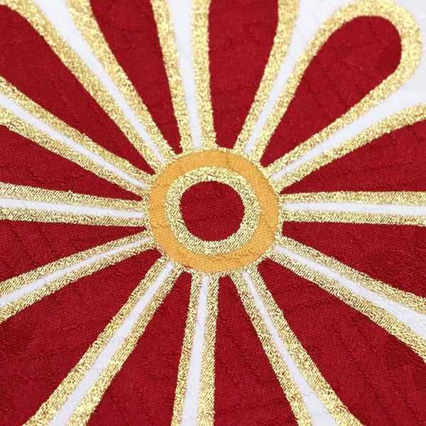 着物 振袖 型染め京友禅 金駒刺繍金彩加工 桜紗彩型地紋綸子地 未