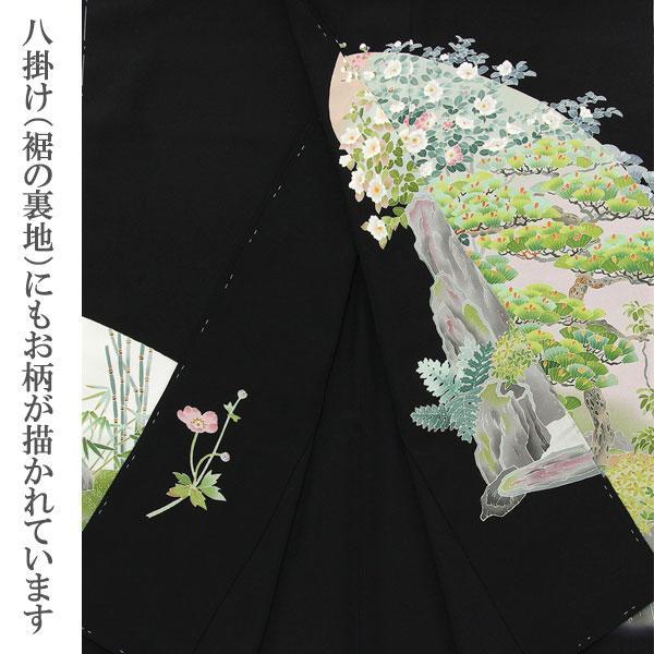 着物 本加賀友禅 伝統工芸品 黒留袖 杉浦伸 作 霞風景 あすかや [商品