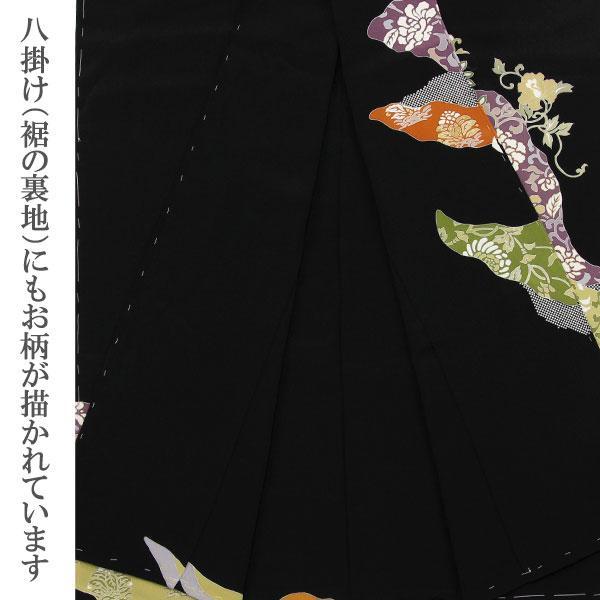 お仕立て付き】着物 千總 本加工 黒留袖 純国産糸使用 あすかや お仕立て付き】着物 千總 本加工 黒留袖 純国産糸使用 あすかや