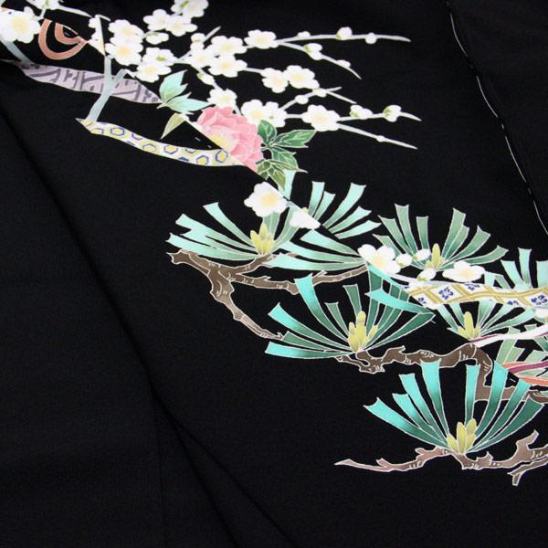 着物 伝統工芸品 本加賀友禅 黒留袖 坂下依里子作 花くす玉 あすかや [商品番号hm1950]の画像