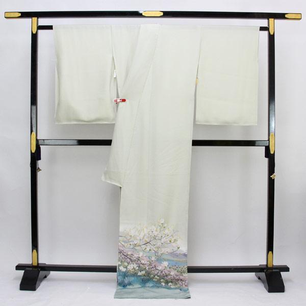 加賀友禅 梶山伸 落款入 色留袖 一つ紋 松 梅 桜 正絹 躾糸付き 湊鼠色系 楽天市場】梶山伸の通販