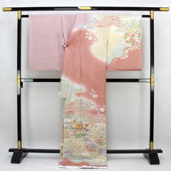 十日町 「はぶき」 金彩・金駒 花意匠 フォーマル 訪問着 [商品番号hm1967]【あすかや】の画像