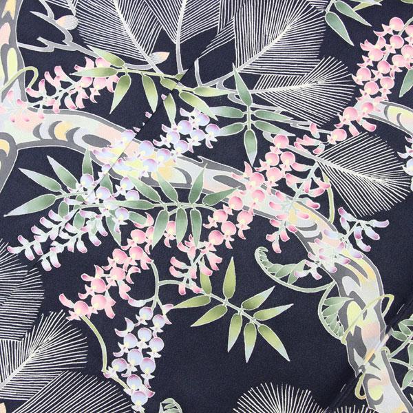 着物 伝統工芸品 本場 加賀友禅 訪問着 松井眞夫作 松と藤 あすかや