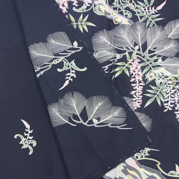 着物 伝統工芸品 本場 加賀友禅 訪問着 松井眞夫作 松と藤 あすかや