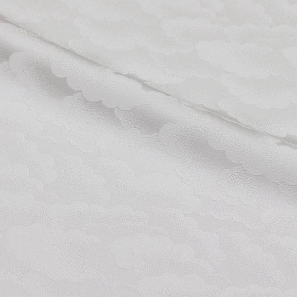 反物 皇室献上本舗謹製 登録 壽光織 京の名匠 藤井 寛 色無地 共八掛付