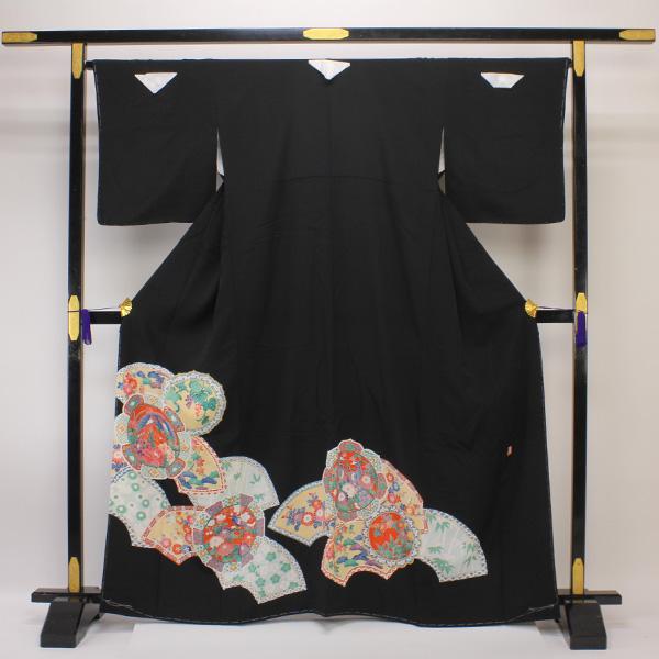 【お仕立て上がり】着物 正絹胴裏 手縫い仕立て 黒留袖 あすかや [商品番号pt1342]