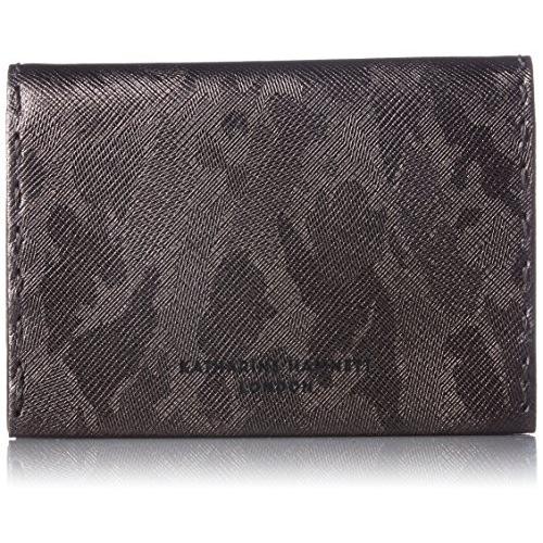 手数料安い キャサリンハムネットロンドン 名刺入れ 国産メタリックカモフラレザー Bond ボンド ガンメタリック 全品送料無料 Www Kingfishswimming Com