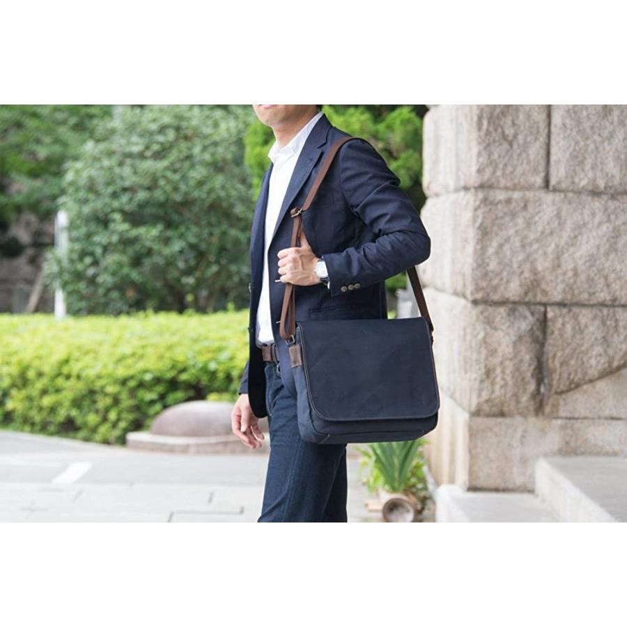 日本全国送料無料 帆布 ショルダーバッグ メンズ 藍 柿渋染め 帆布バッグ 軽量 革付属 ルーズフラップショルダー 日本製 京都 Iz 310 ステッチ 再再販 Karunacharitabletrust Org